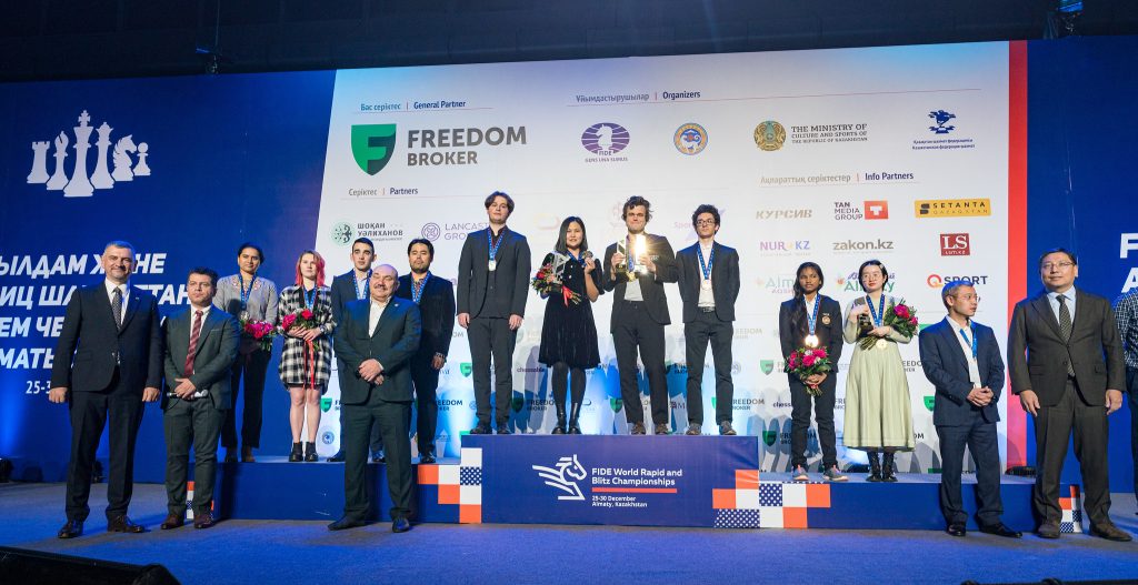 FIDE World Rapid and Blitz Chess Championships Kick Off in Almaty